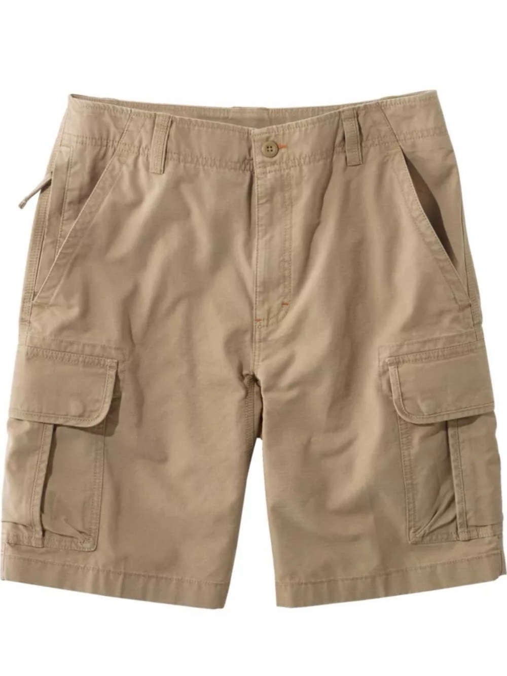 L.L. Bean Men's Allagash Tan Cargo Shorts 10” Inseam Size 36 - 100% Cotton NEW
